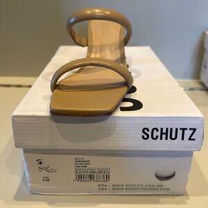 Schutz nude sandal size 6.5